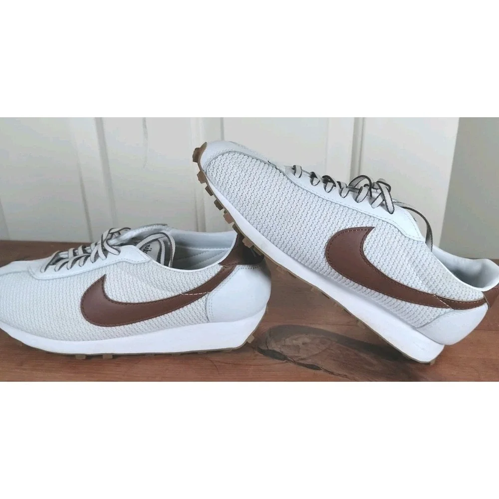 Nike LD-1000 SE White Fauna Brown IH2128-100 Women's 10.5 Men's 9 Vintage Retro